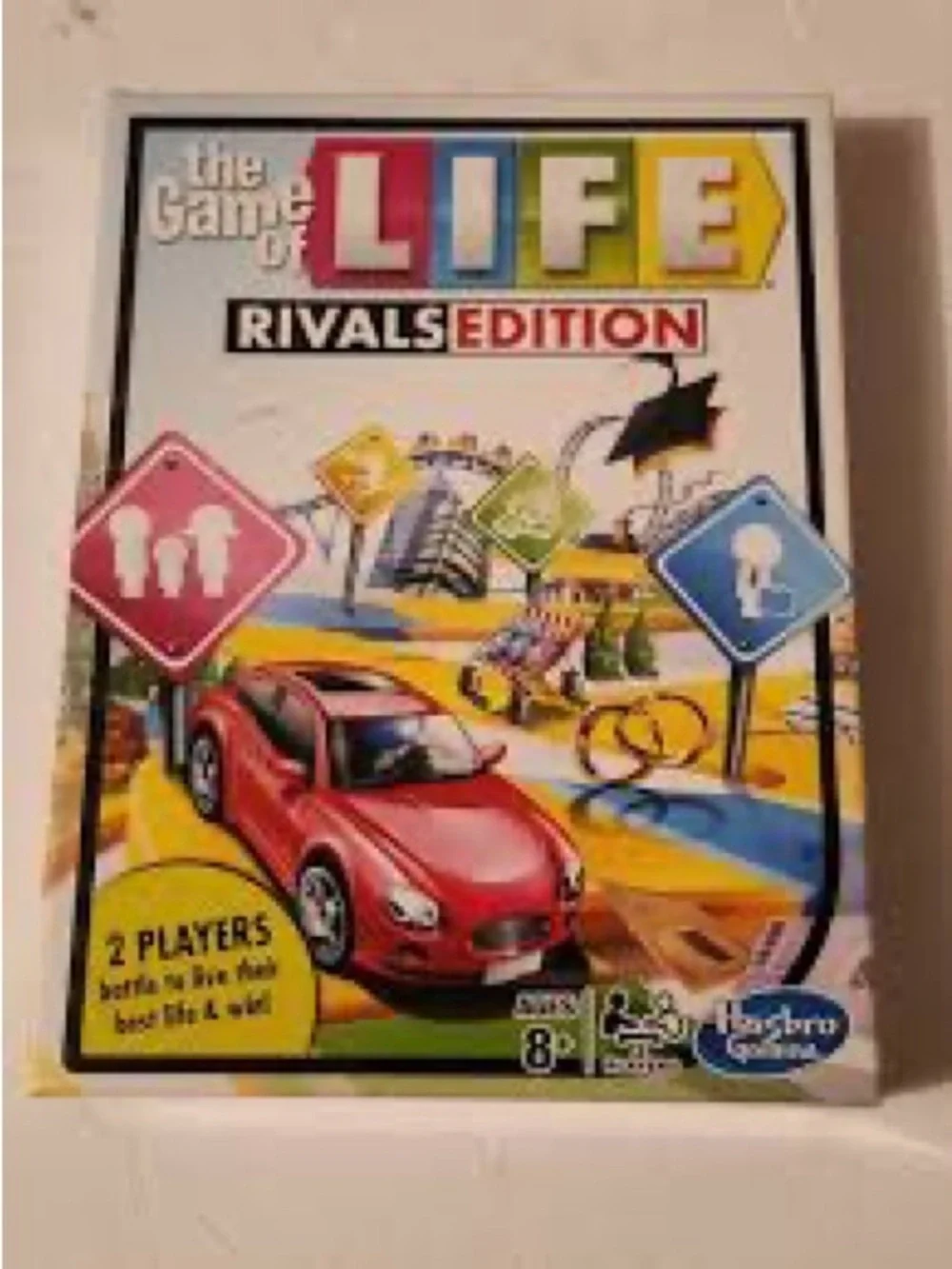 Hasbro The Game of Life Rivals Edition - Red, Yellow, Pink, Blue, Green